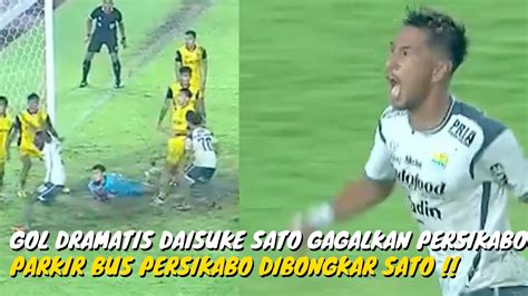 Daisuke Sato Jadi Penyelamat Persib Cetak Gol Di Menit Akhir