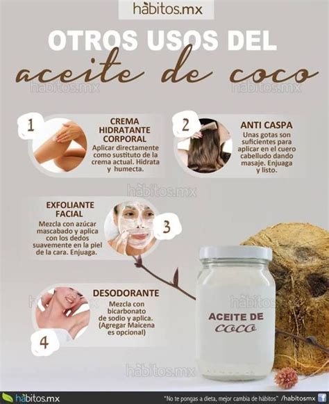 Hábitos Health Coaching Otros Usos Del Aceite De Coco…2 Usos Del