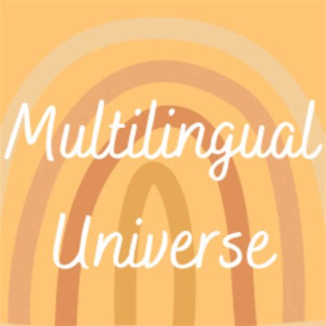 Multilingual Universe Teaching Resources Teachers Pay Teachers