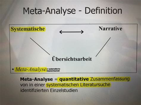 Meta Analyse Karteikarten Quizlet