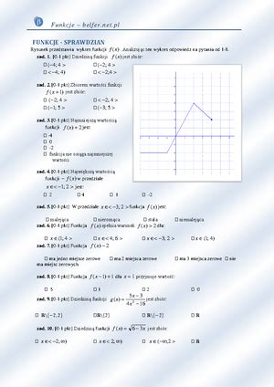 Geometria P Aska Sprawdzian I Matematyka Zakres Rozszerzony Studocu