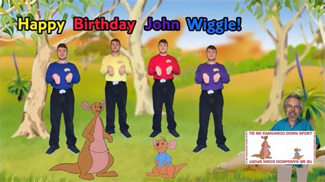 Tie Me Kangaroo Down Sport Dancing Video Happy Birthday John Wiggle Youtube