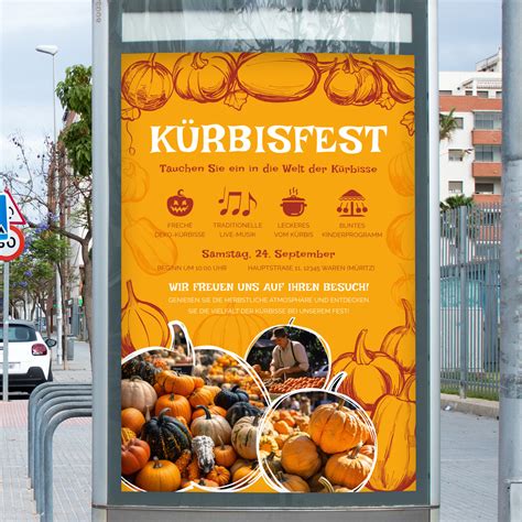 Flyer Plakat Vorlagen F R Herbstfeste Und Zum Erntedankfest