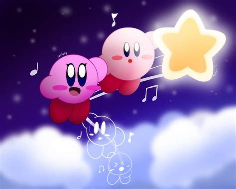 Kirby Art Kirby And Musical Star By Invinciblelollipop On Deviantart