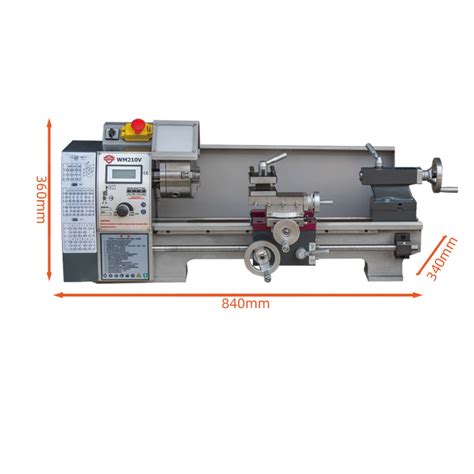 Buy Huisn Metal Manual Lathe Machine Bench Lathe Turning Machine Wm210v Lathe 850w From Huisn Co