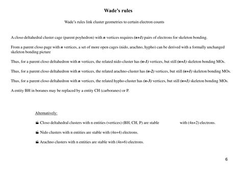 Ppt Electron Counting Rules And Simple Bonding Descriptions For