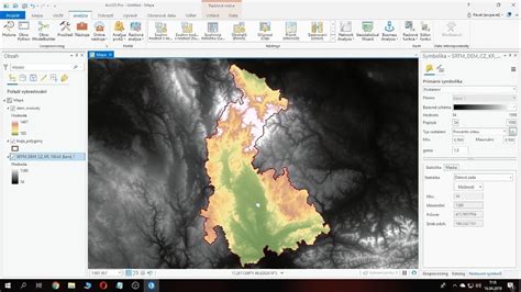 Arcgis Pro 8 Oříznutí Rastru Geoprocessing Extract By Mask Dem Youtube