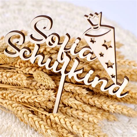 Cake Topper Schulkind Personalisiert Einschulung Stil 2 Tortenheld