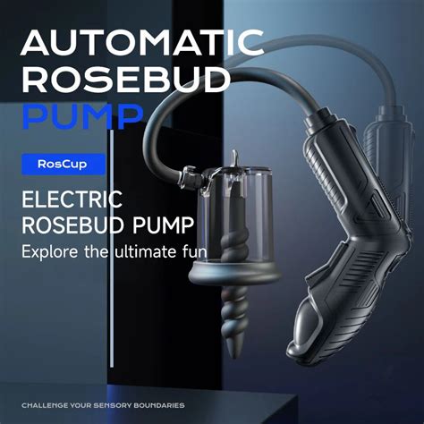 Electric Rosebud Pump Vacuum Sucking Massage Prostate Stimulator Anal