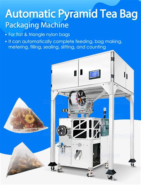 Automatic Pyramid Tea Bag Packing Machine