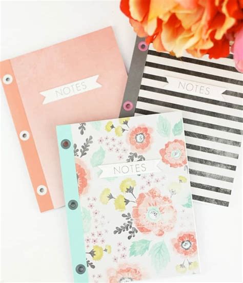 Customizable Diy Notebook Covers Cool Crafts