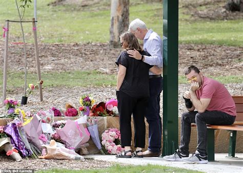 Emotional scenes as friends and family of Hannah Clarke gather on one ...