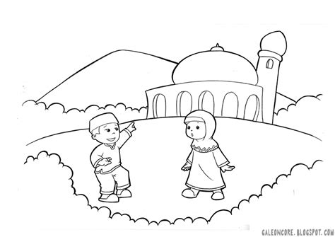 Mana Muslim Coloring Coloring Pages