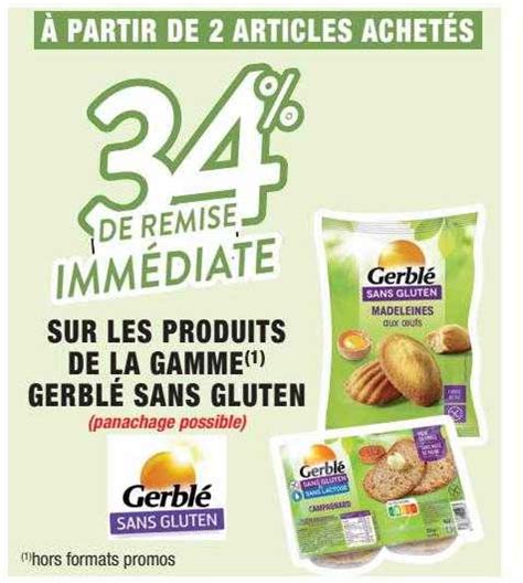 Promo La Gamme Gerbl Sans Gluten Chez Migros France Icatalogue Fr