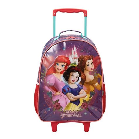 Mochila Infantil Princesas Disney - Mochila Princesas Disney Oficial Rodinhas Escolar Infantil Xeryus ...
