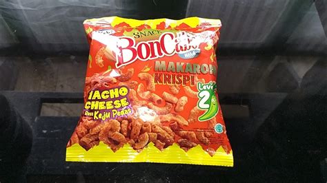 Review Produk Bon Cabe Makaroni Krispi Level Nacho Cheese