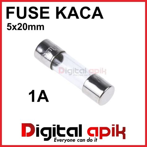 Jual Fuse X Mm Sekering Sekring Sikring Kaca Glass V A Skring