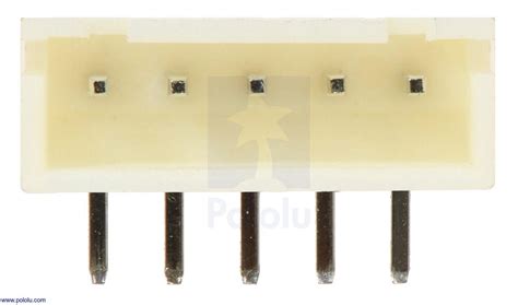 Conector macho revestido estilo JST XH de 2 5 mm 5 pinos ângulo reto