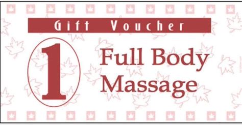 Full Body Massage Voucher