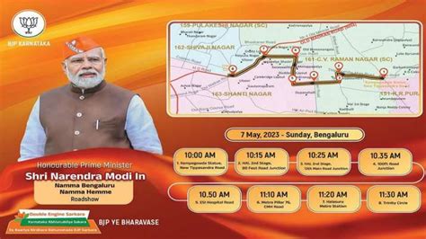 Karnataka Elections 2023: PM Modi takes out 10-km roadshow in Bengaluru ...