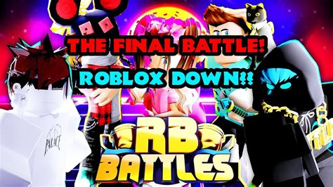 Rb Battles Final Battle Live Roblox Down Youtube