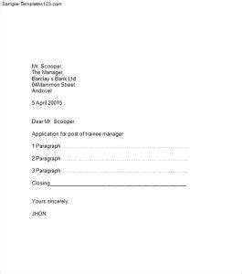 Formal Business Letter Template Word – Sample Templates regarding ...