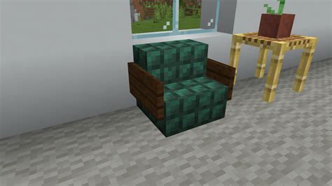 Minecraft Chair And Stool Designs Minecraft Furniture