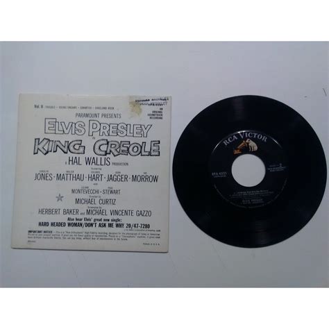 Epa Usa Ep King Creole Vol De Elvis Presley Ep Chez