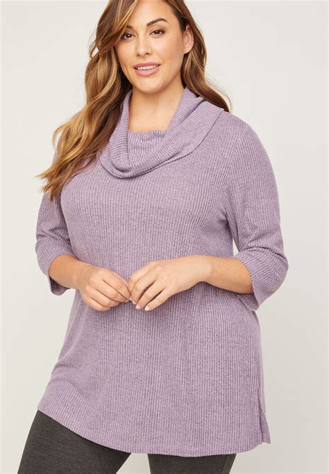 Comfysoft Cowlneck Swing Top Catherines