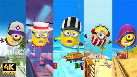 Minion Rush Race Referee Vs Barker Vs Frigid Carl Vs Shortstop Stuart