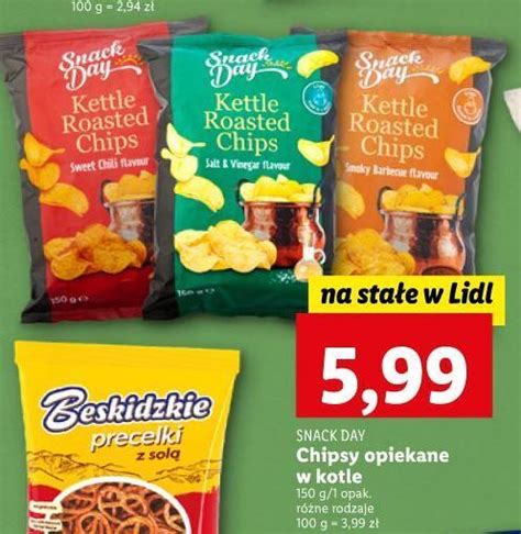 Promocja Chipsy Barbecue Snack Day W Lidl