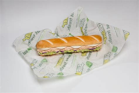 Porcelain Subway Tuna Melt Footlong Sub Sandwich Painted With Acrylic