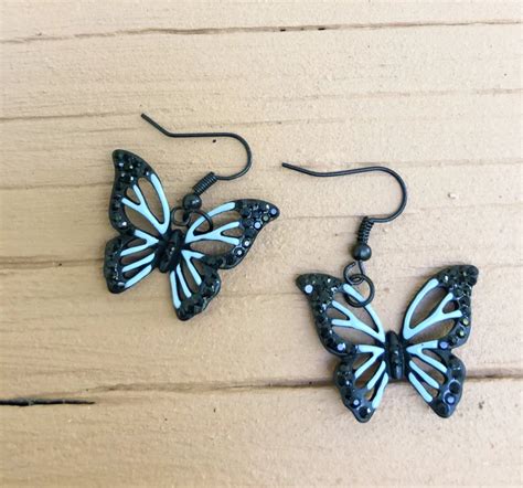 Le Vintage Galleria On Twitter Rt Hahnmade Butterfly Earrings Gift