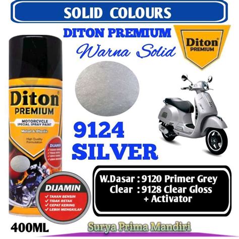 Jual 9124 SILVER DITON PREMIUM SILVER 400cc Cat Semprot Pylox Pilok