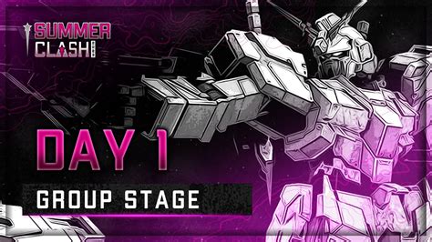 Summer Clash Day 1 Group Stage Stage Gundam Evolution YouTube