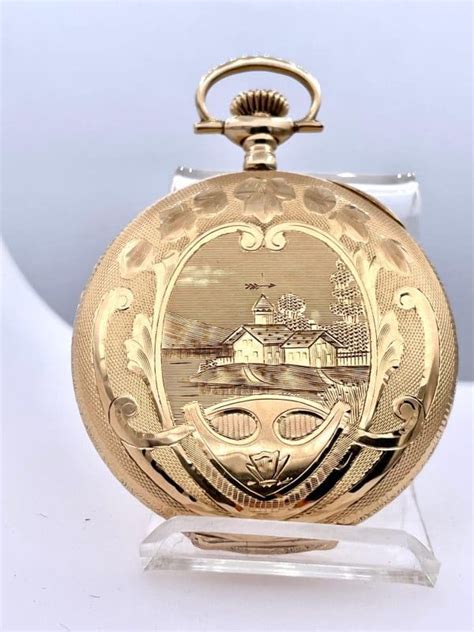 Waltham Gold Hunting Case Pocket Watch 1919 Watch Museum Discover