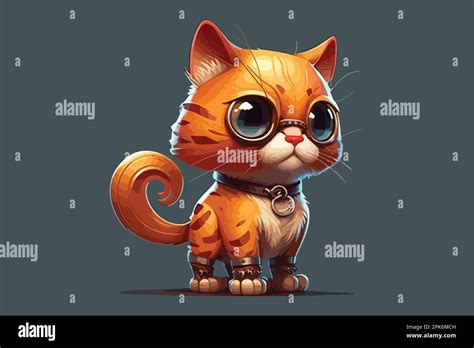 Gato De Cuerpo Completo Personaje De Dibujos Animados Ilustraci N