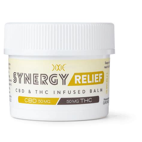 Curio Wellness Dixie Synergy Relief Balm [50mg Cbd 50mg Thc] Leafly