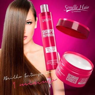 Kit Desmaia Cabelo Semelle Hair Hidrata E Nutre Shopee Brasil