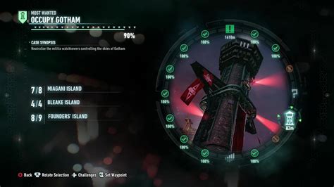 Batman Arkham Knight Guide Walkthrough Occupy Gotham