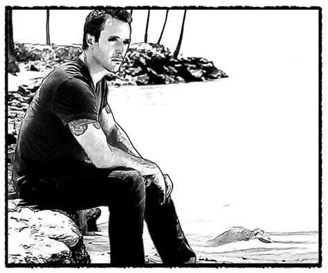 A Doodle Art Work Of Alex O Loughlin By Dan Newburn Doodle Art Is A