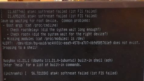 Boot 1404 Gave Up Waiting For Root Device Ask Ubuntu