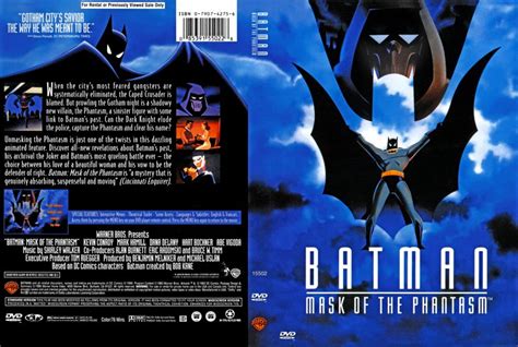 Batman Mask of The Phantasm Full Widescreen DVD Batman Faces A New ...