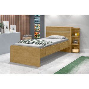 Cama Solteiro Ba Gavetas Jade Nature Leroy Merlin