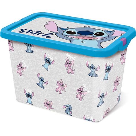 Stitch Plastic Storage Box Home George At Asda