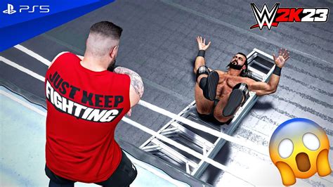 WWE 2K23 Sami Zayn Kevin Owens Vs The Usos Vs Sheamus Drew