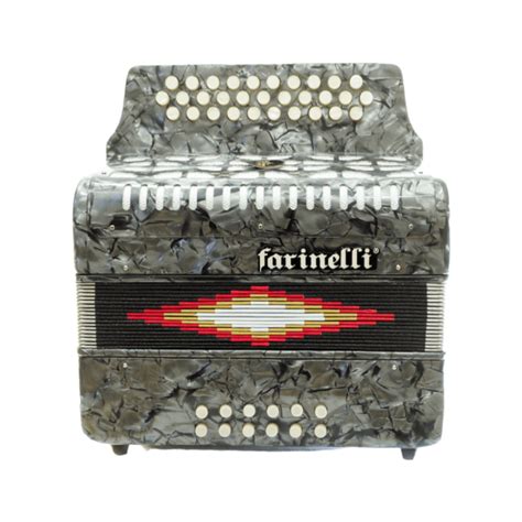 Acordeon Farinelli Diatonico De 30 Botones 12 Bajos Tono Fa 3012FAG