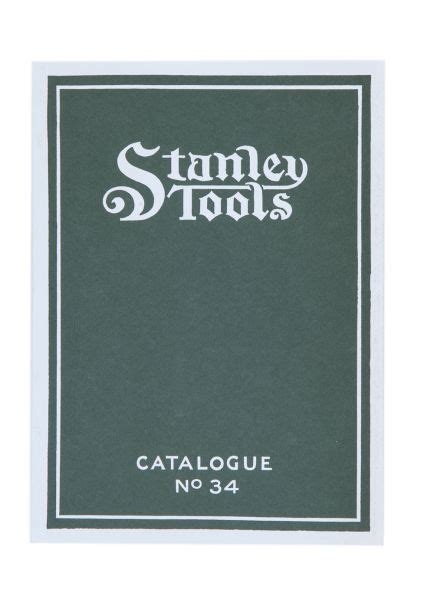 Stanleycataloguecoverweb Stanley Plane Highland Woodworking