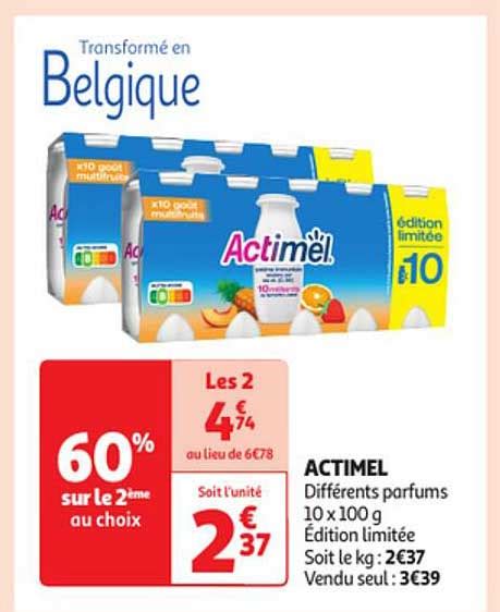 Promo Actimel Chez Auchan ICatalogue Fr