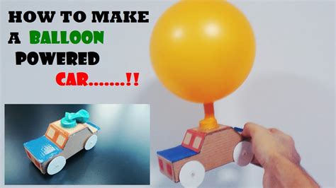 How To Make A Balloon Powered Carvery Simple Youtube